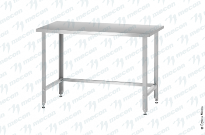 Стол производственный СПРн -  "Norma Inox" (полка-обвязка сварная, ножка угловая)
