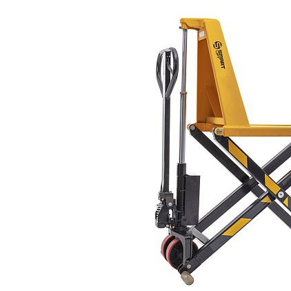 Гидравлическая тележка (рохля) SD-HL (HLT10, г/п 1000 кг, 1150x550 мм, высокоподъемная 800 мм) SMARTLIFT (SMART)