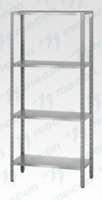Стеллаж полочный СПЛн"Norma Inox" (полка сплошная 4 шт.)