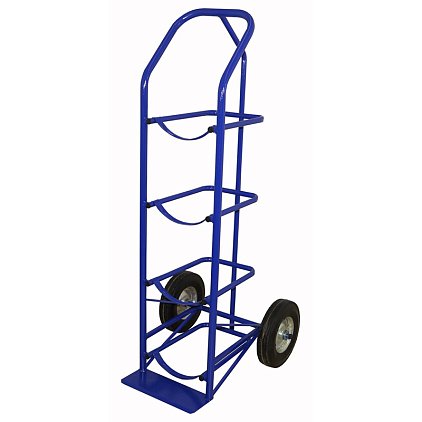 Тележка для перевозки 4-х баллонов с водой ВД 4 г/п 95 кг.колеса литые 250 мм