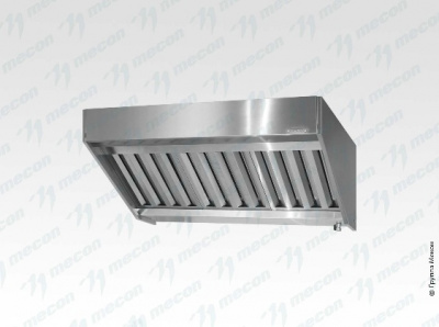 Зонт вытяжной полуоткрытый ЗВПб"Base", пристенный