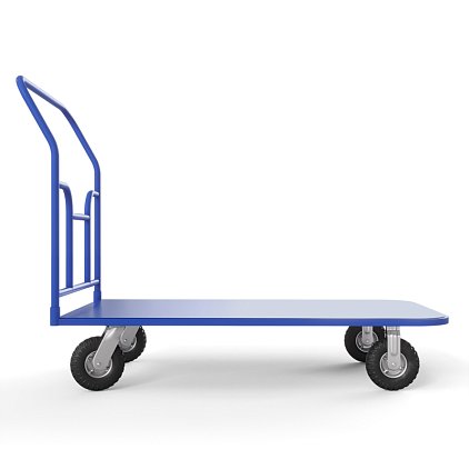 Тележка платформенная ТПТ (г/п 300 кг, 1000x600 мм, колеса пневматические 210 мм)