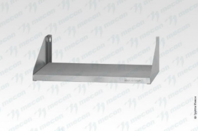 Полка навесная открытая ПНОн"Norma Inox", нерж. сталь, сплошная