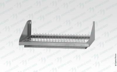 Полка для сушки посуды ПСПн"Norma Inox", нерж. сталь, сетка "стаканы" (без поддона)