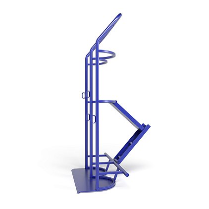 Тележка для перевозки двух газовых баллонов ГБ 2 г/п 220 кг. без колес