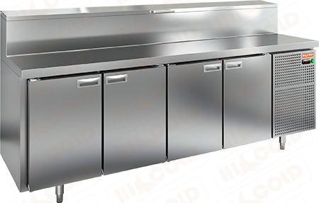 Стол холодильный для пиццы HICOLD PZ2-1111/GN