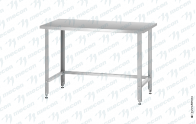 Стол производственный СПРн -  "Norma Zn" (полка-обвязка разборная, ножка угловая)