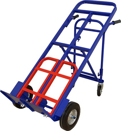 Тележка трансформер ТГУ 300 г/п 300 кг колеса литые 250 мм