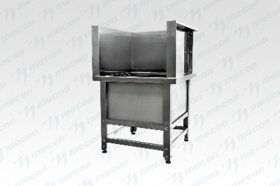 Ванна моповая сварная ВМСн - -800 Norma Inox, 1 м/о (облицовка Г-образная, правая; ножка угловая)