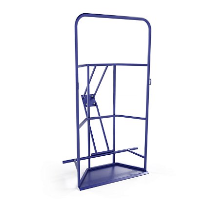 Тележка для перевозки и хранения металлических бочек КБ 2 г/п 220 кг без колес