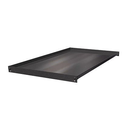 Тележка 2-х ярусная из нержавеющей стали СТ НЖ 5 (г/п 100 кг, 1200x700 мм, колеса серая литая резина 125 мм, болтовое крепление)