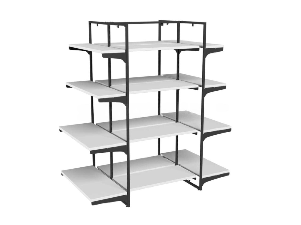 Оcтровной Стеллаж H-1800 Белый