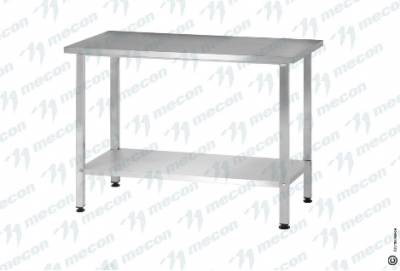 Стол производственный СПРн -  "Norma Ral" (полка сплошная; ножка профильная, тр. 40*40)