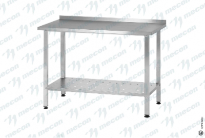 Стол производственный СПРн -  "Norma Ral", борт (полка перфорация; ножка профильная, тр. 40*40)