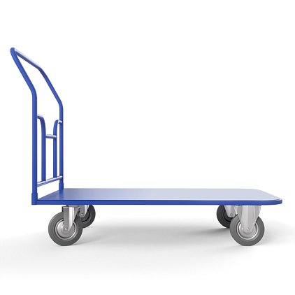 Тележка платформенная ТПТ (г/п 300 кг, 1000x600 мм, колеса серая резина 125 мм)