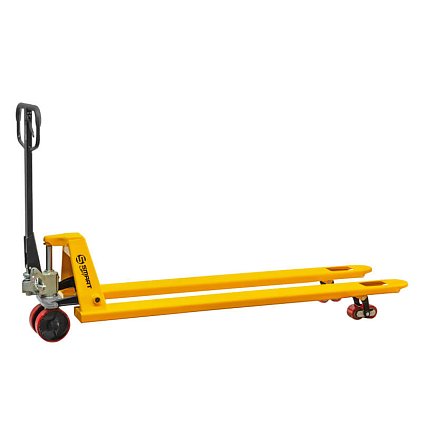 Гидравлическая тележка (рохля) SD-L (CBY-BF2.5, г/п 2500 кг, 1800x550 мм, PDP, длинновильная) SMARTLIFT (SMART)