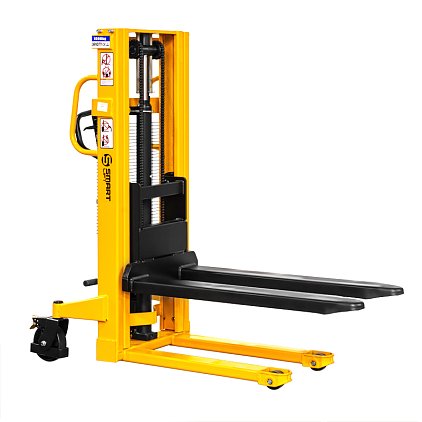 Ручной гидравлический штабелер SDJ 1020 (1000 кг; 2 м; фиксированные вилы) SMARTLIFT (SMART)