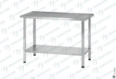 Стол производственный СПРн -  "Norma Ral" (полка перфорация; ножка профильная, тр. 40*40)