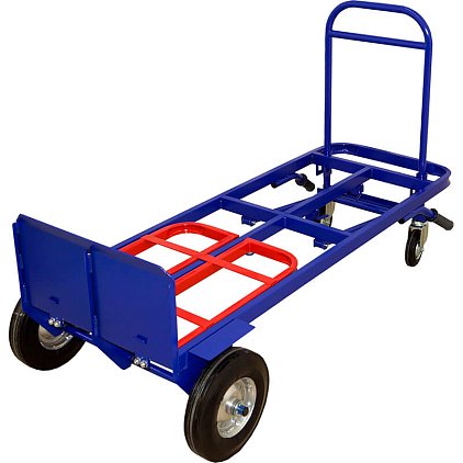Тележка трансформер ТГУ 300 г/п 300 кг колеса литые 250 мм