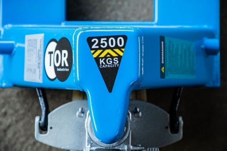Тележка гидравлическая 2500 кг 1150 мм TOR RHP (нейлоновые колеса)