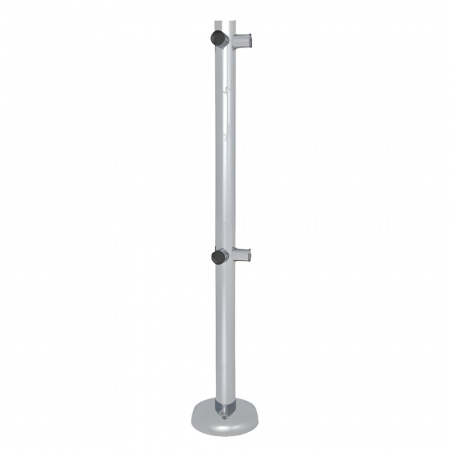 Столбик ограждения с 4-мя муфтами 90 градусов