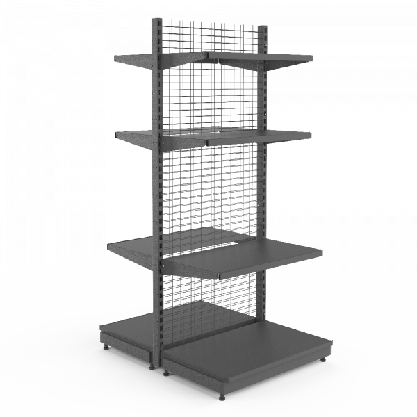 Стеллаж островной сетчатый