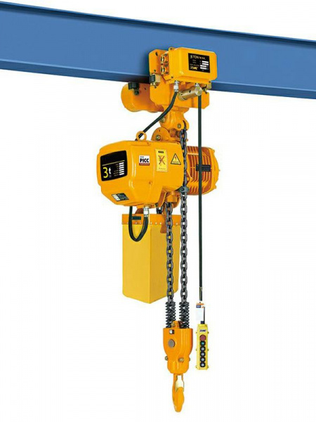 Таль электрическая цепная TOR ТЭЦП (HHBD03-03T) 3,0 т 12 м 380В двухскоростная (серия G)