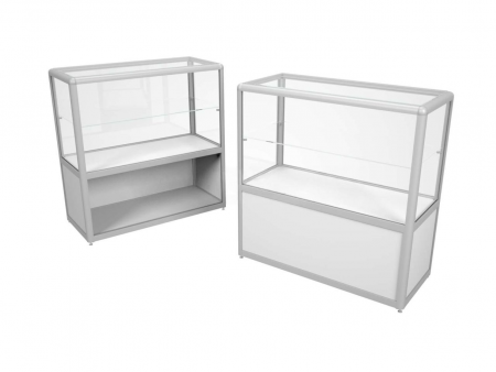 Прилавок демонстрационный из алюминиевого профиля (стекло 500)