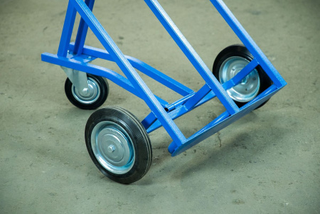 Тележка для газовых баллонов TOR ГБ-2, 2 баллона (250 литые колеса + 160 поворотное)