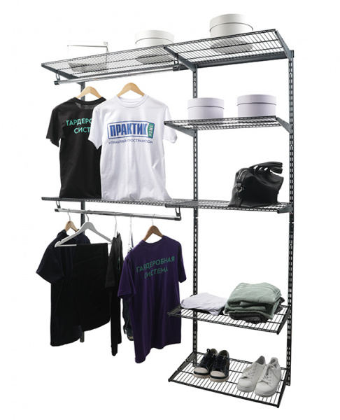 Гардеробная система Optima G150 графит