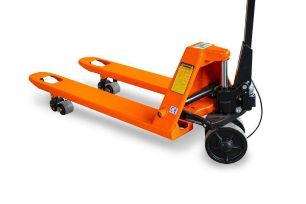 Тележка гидравлическая 2500 кг 1150 мм XILIN BFB с тормозом (полиуретановые колеса)