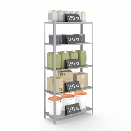 Стеллаж металлический полочный