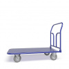 Платформенная тележка ТПСР 3 М (г/п 400 кг, 1000x600 мм, колеса серая резина 160 мм, складная ручка)