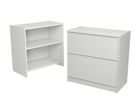 Прилавок рабочий эконом ЛДСП (Белый)