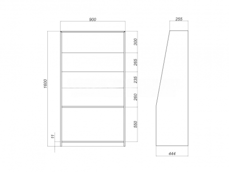 Витрина демонстрационная (Белый)