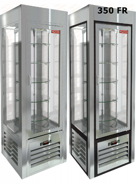 Витрина кондитерская вертикальная HICOLD VRC 350/350 FR