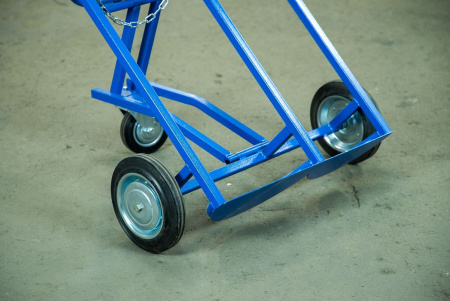 Тележка для баллонов пропан + кислород TOR ТГК-П, 2 баллона (250 резина + 160 поворотное)