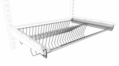 Обувница выдвижная двухъярусная