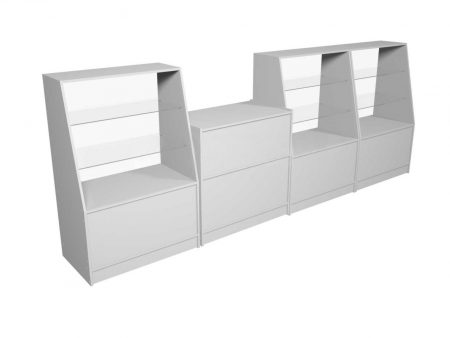 Витрина демонстрационная эконом (Белый)