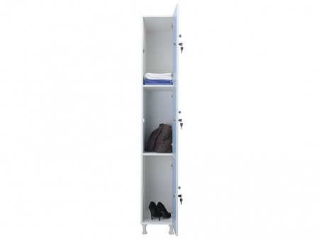 Шкаф для раздевалок WL 13-30 голубой/белый