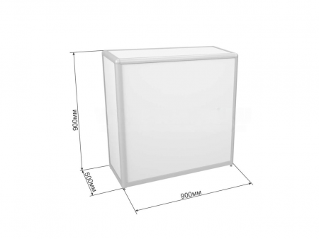 Прилавок рабочий из алюминиевого профиля