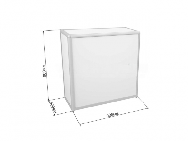 Прилавок рабочий из алюминиевого профиля