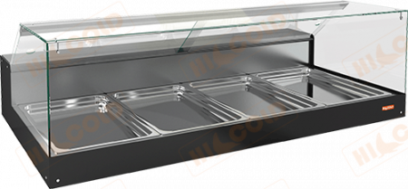 Настольная горизонтальная холодильная витрина HICOLD VRS 4 GN