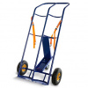 Тележка для перевозки двух газовых баллонов КП 2 г/п 220 кг. колеса пневматические 250 мм