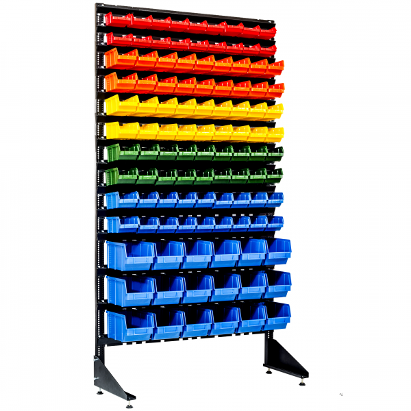 Торговый стеллаж с ящиками