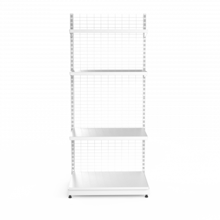 Стеллаж сетчатый пристенный