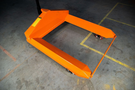 Тележка гидравлическая 2500 кг 1150х1150 мм TOR ZT для рулонов (полиуретановые колеса)