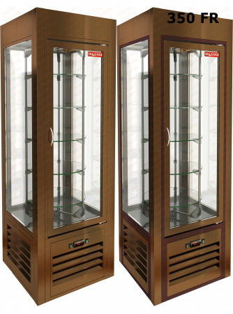 Витрина кондитерская вертикальная HICOLD VRC 350/350 FR