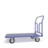 Платформенная тележка ТПСР 3 М (г/п 500 кг, 1000x600 мм, колеса черная резина 200 мм, складная ручка)