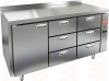 Столы холодильные и морозильные с выносными агрегатами HICOLD (с выдвижными ящиками)